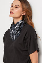 Scarf Top - Black - Women