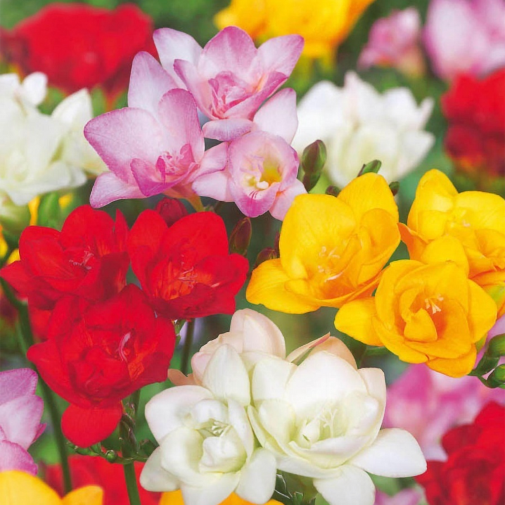 Mélange De 40 Freesias Doubles – Plante D'Extérieur