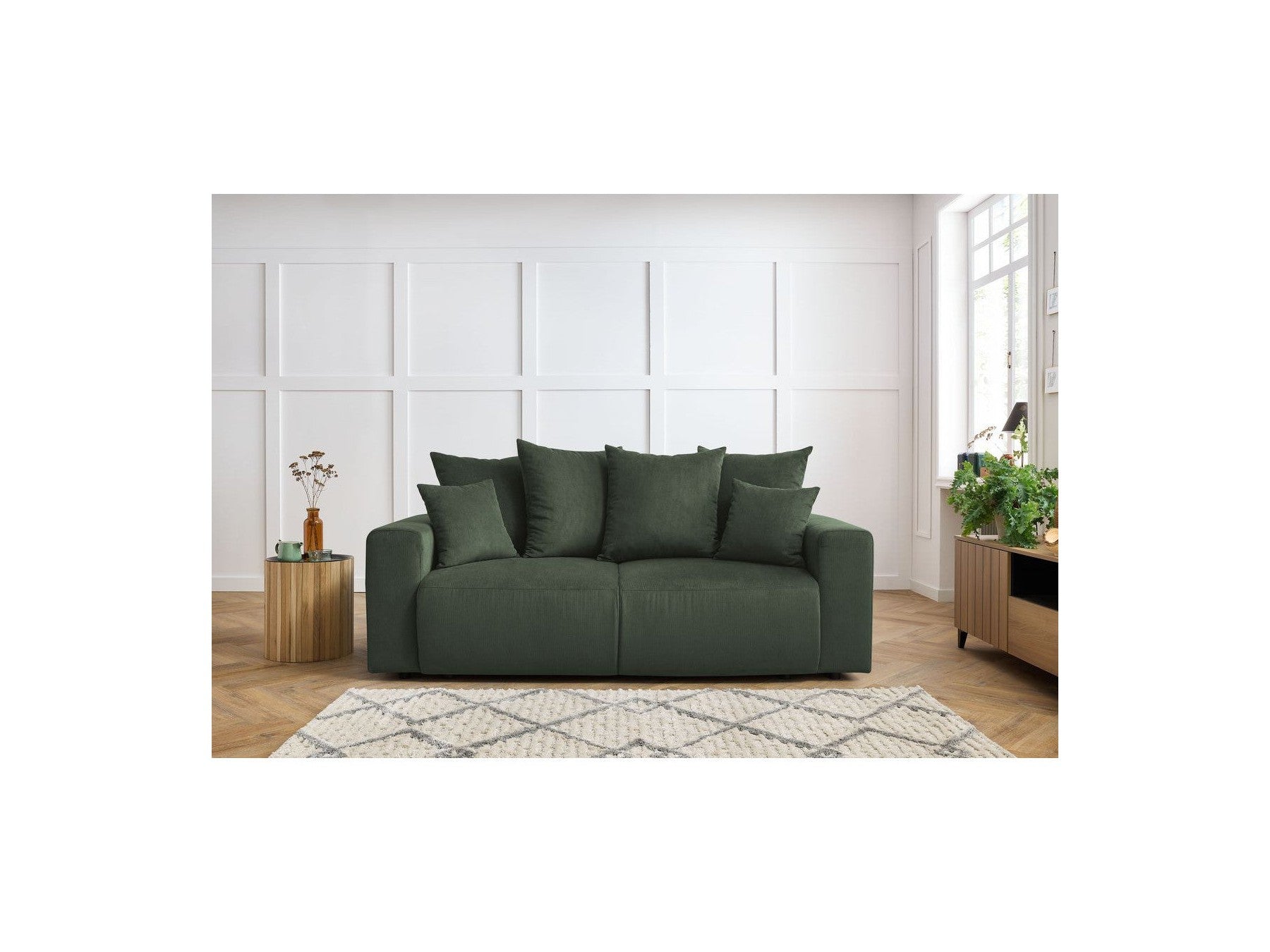 Envy - Fixed 2-Seater Straight Sofa - Corduroy