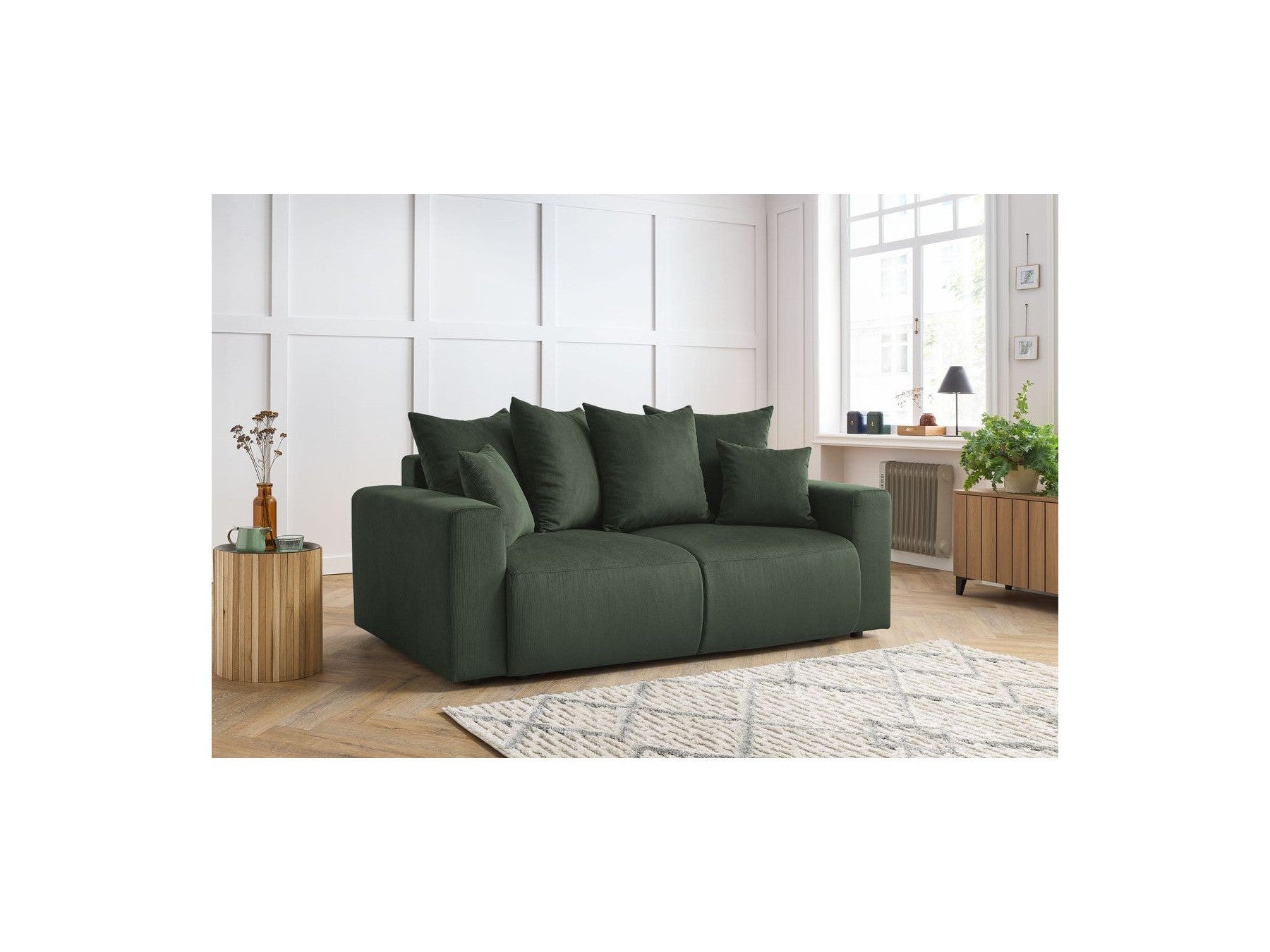 Envy - Fixed 2-Seater Straight Sofa - Corduroy