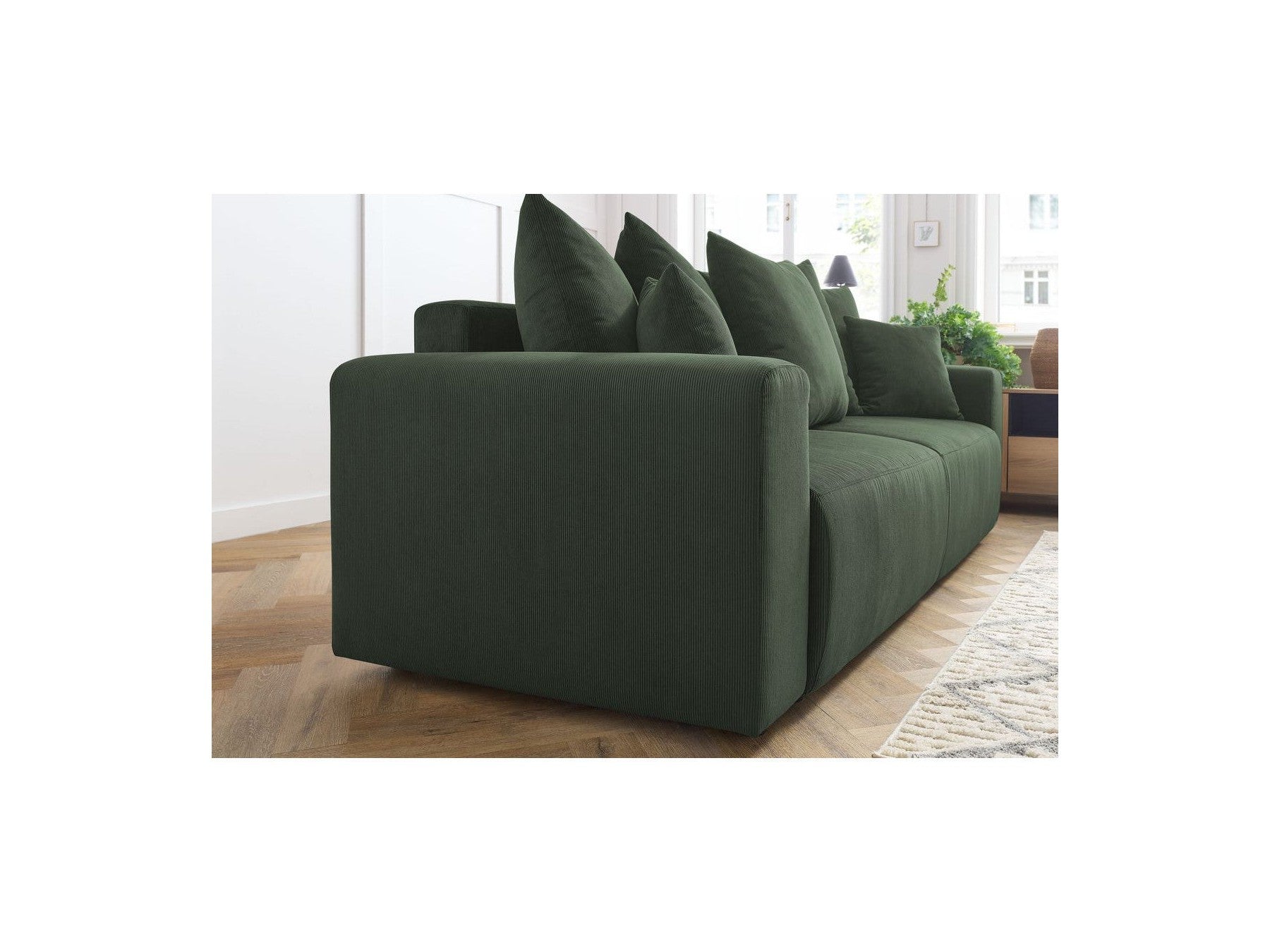 Envy - Fixed Straight 3-Seater Sofa - Corduroy