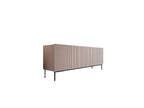 Kasha - Buffet 4 Portes - Pieds Noir
