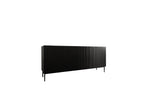 Kasha - Buffet 4 Portes - Pieds Noir