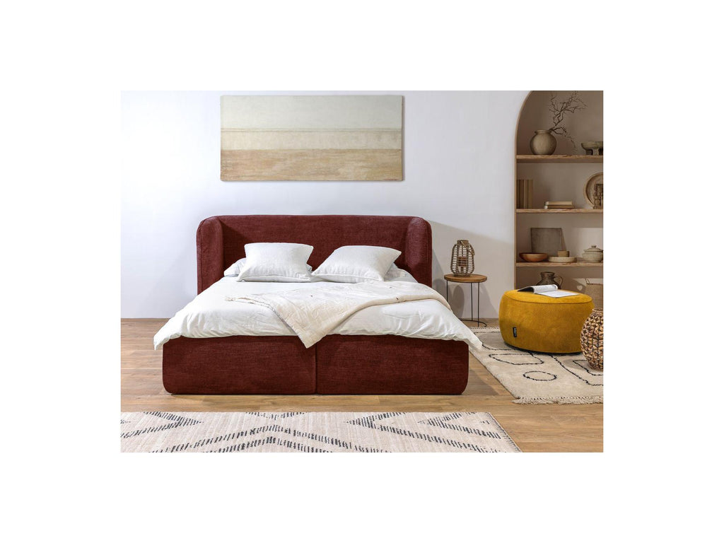 Louise - Cama con arcón con cabecero acolchado