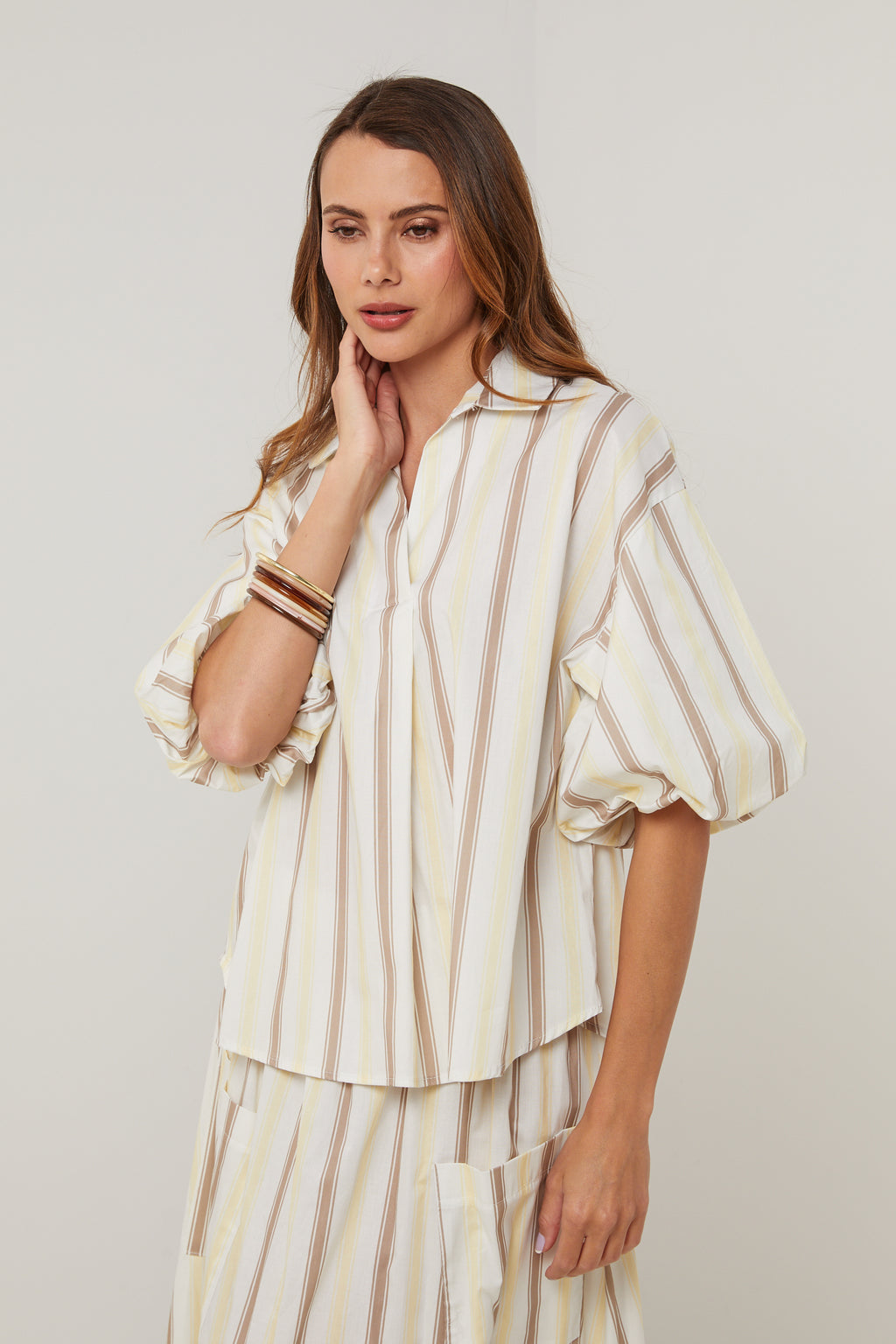 Top - Blanc Jaune - Femme