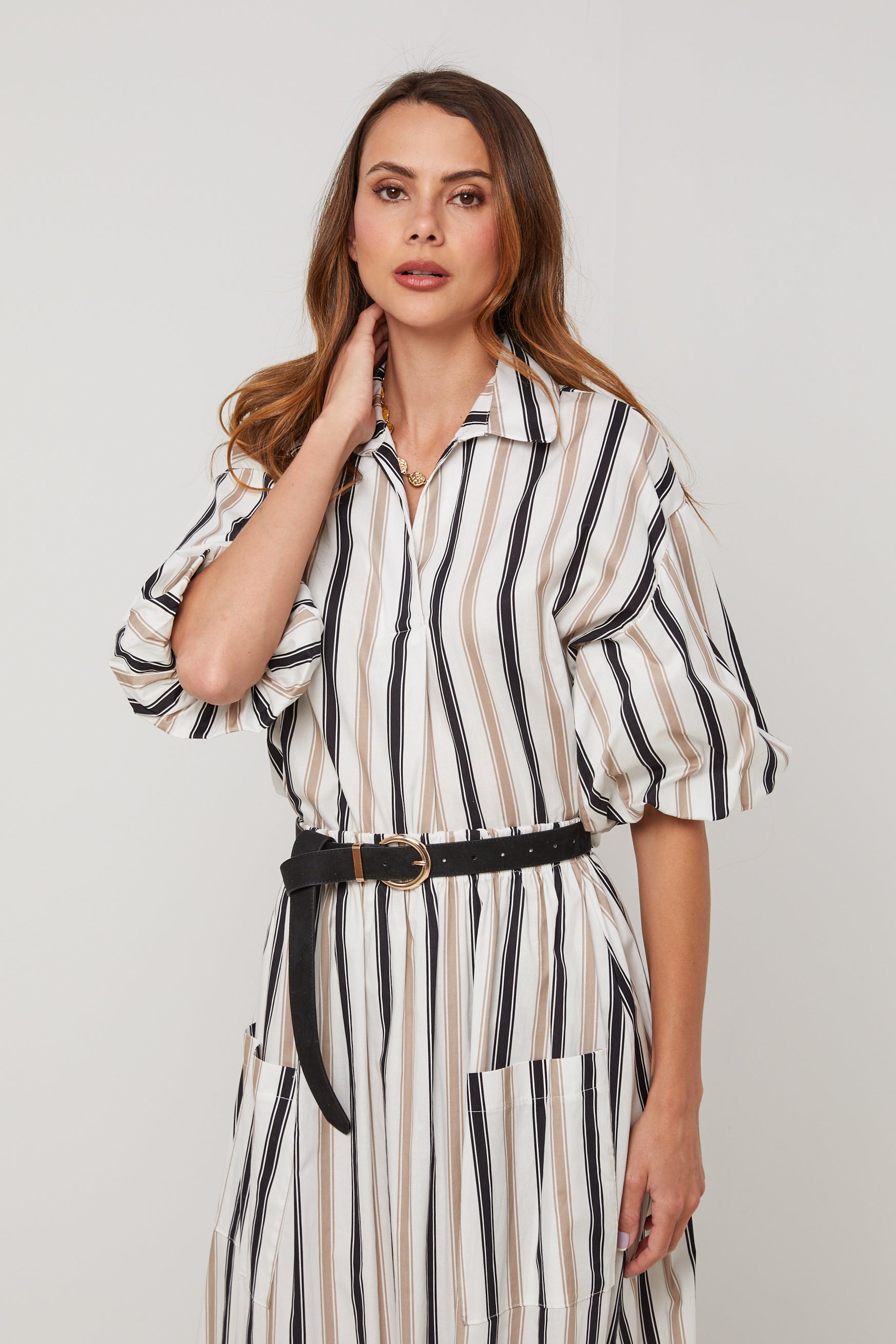 Top - Blanc Noir - Femme