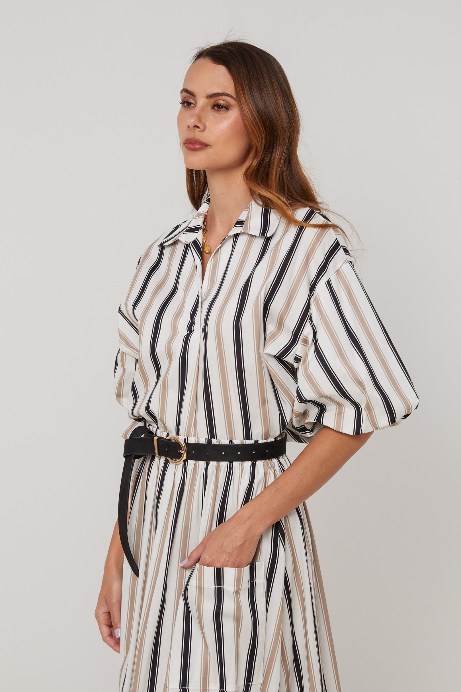 Top - Blanc Noir - Femme