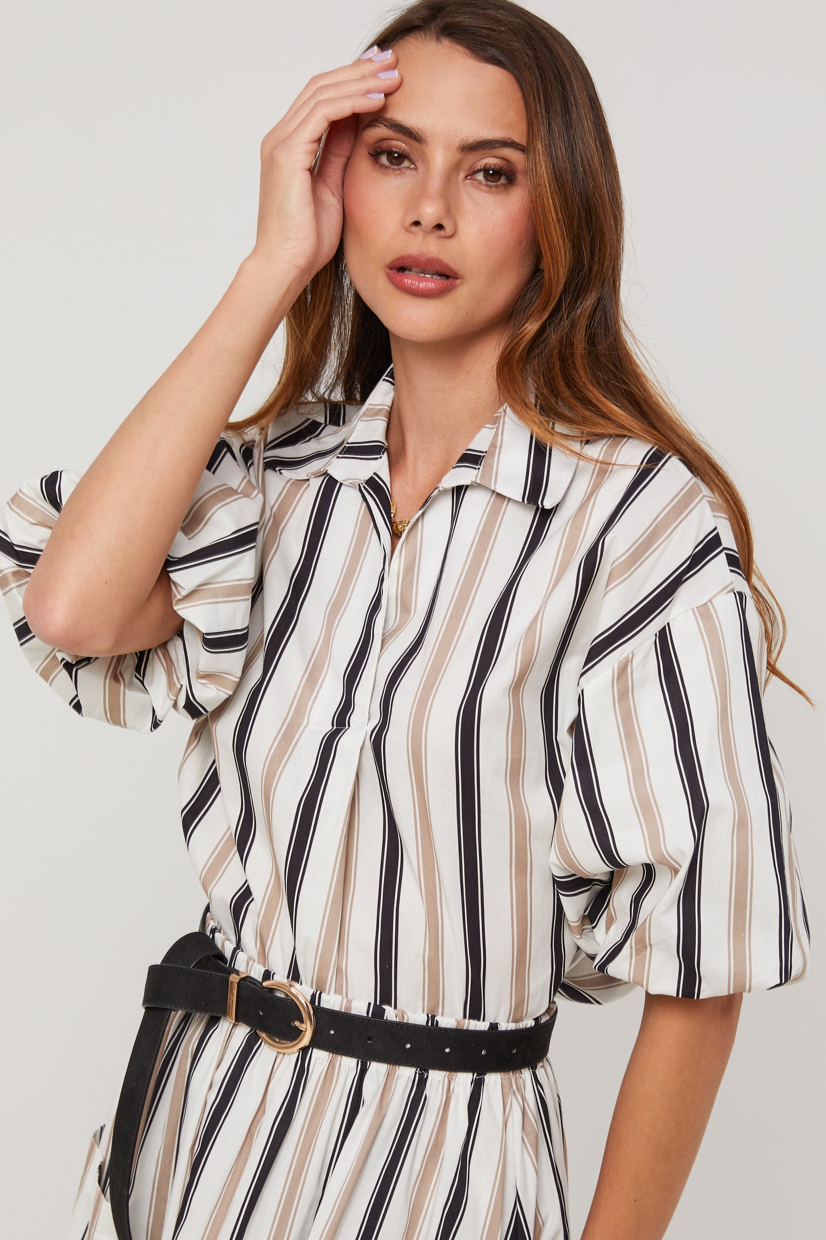 Top - Blanc Noir - Femme