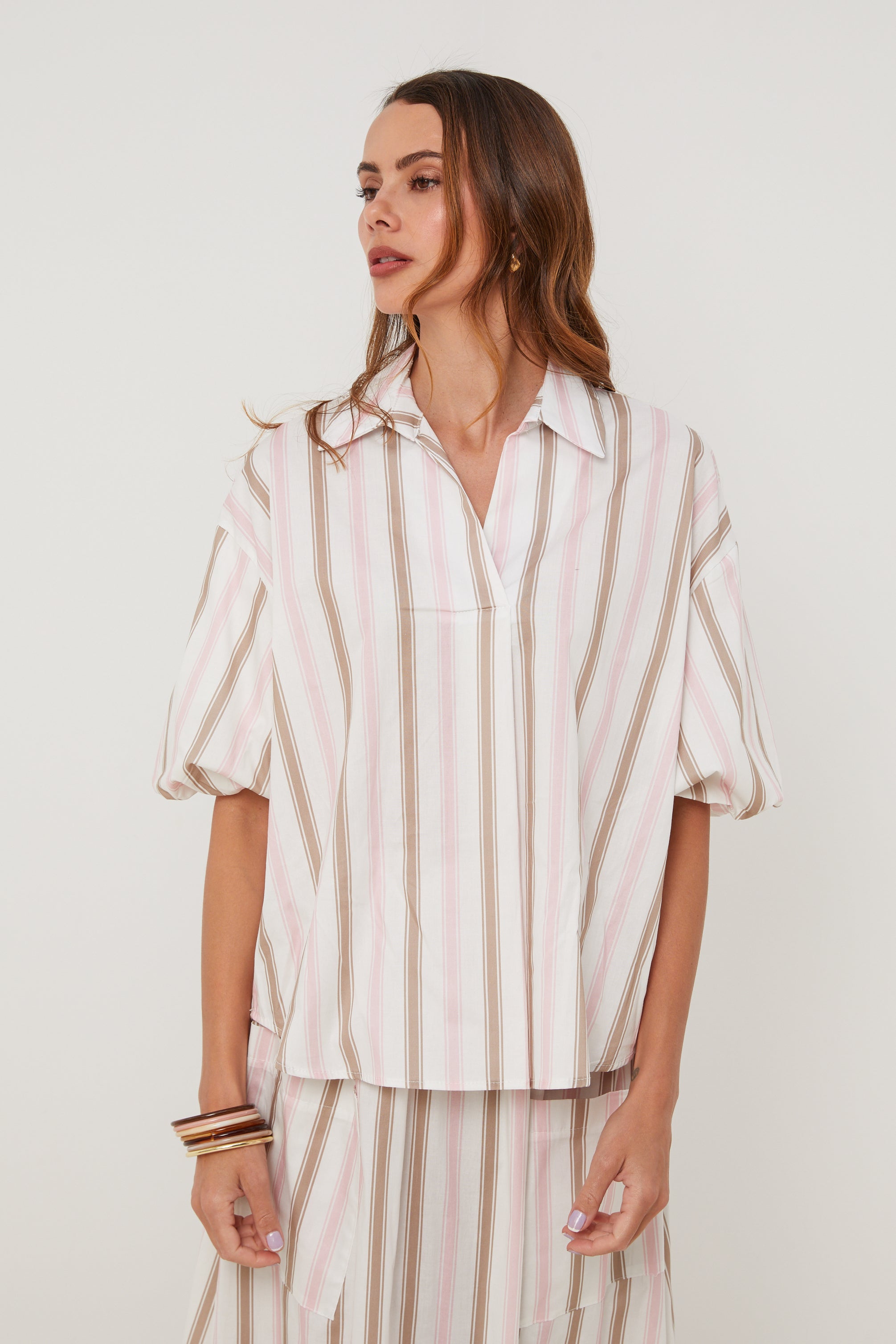 Top - Blanc Rose - Femme