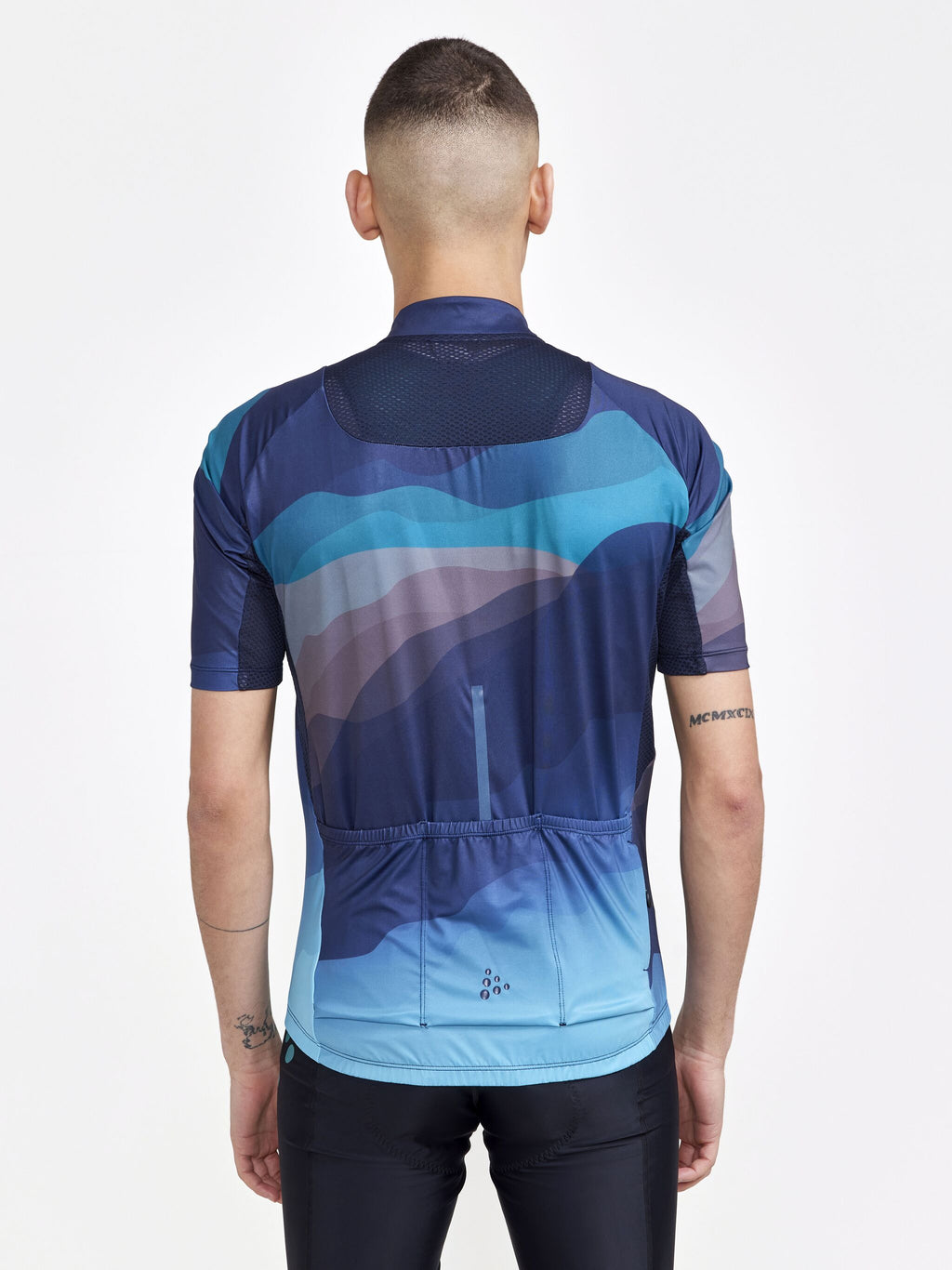 Graphic Adv Endur Cycling Jersey - Aqu - Men