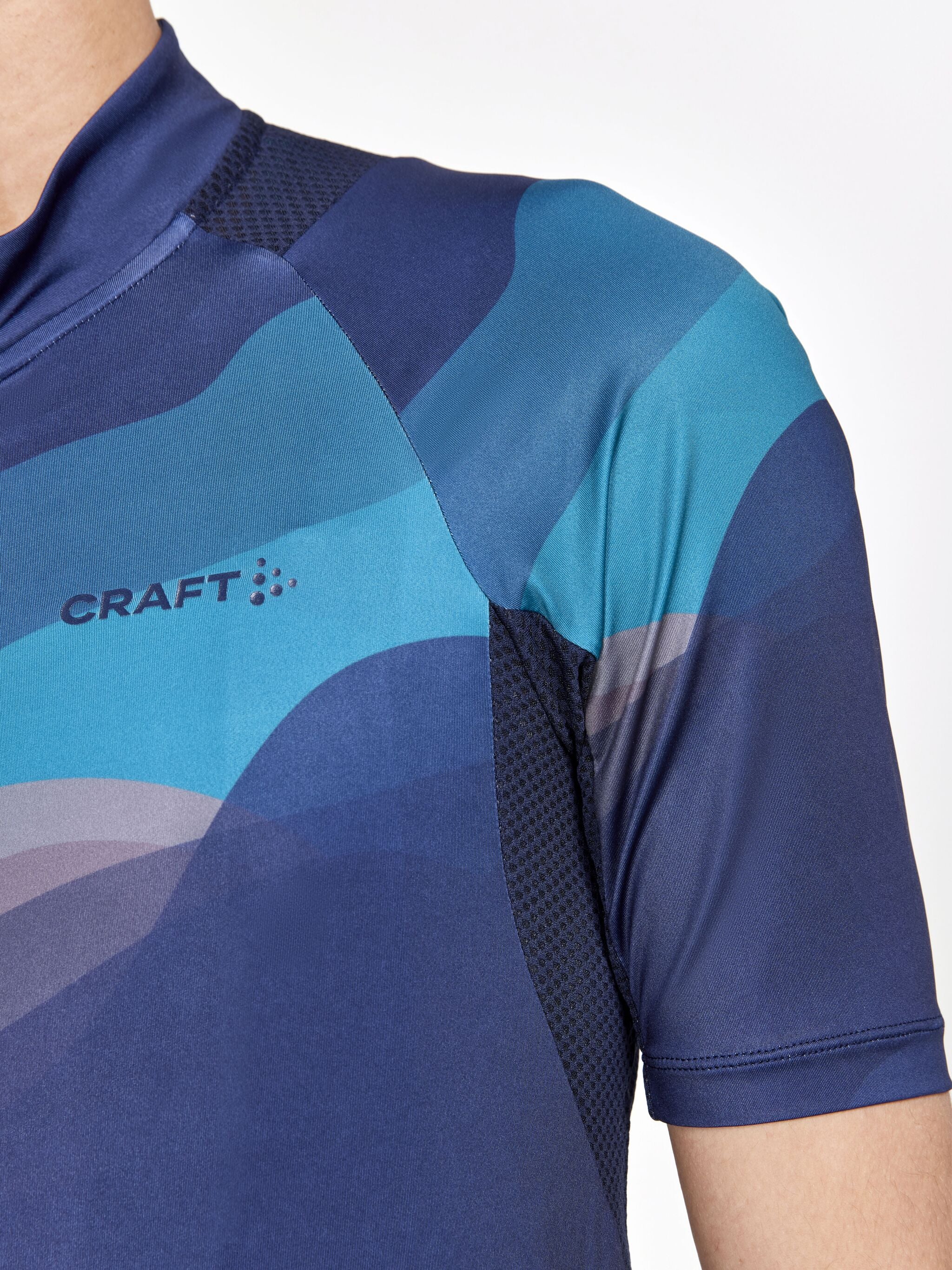 Graphic Adv Endur Cycling Jersey - Aqu - Men