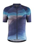 Graphic Adv Endur Cycling Jersey - Aqu - Men