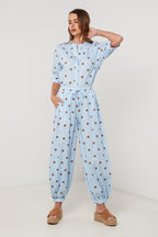 Pantalones - Cielo - Mujer