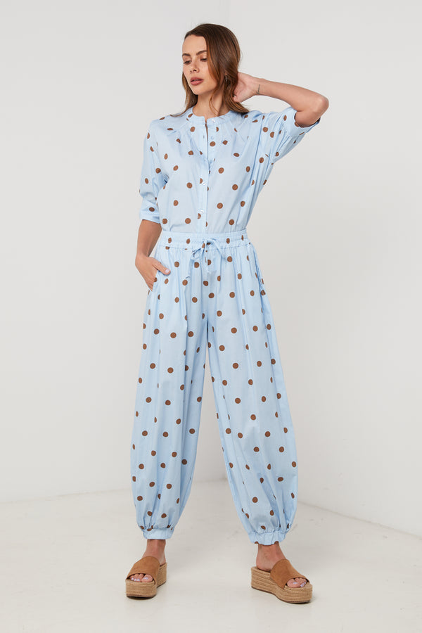 Pantalon - Ciel - Femme