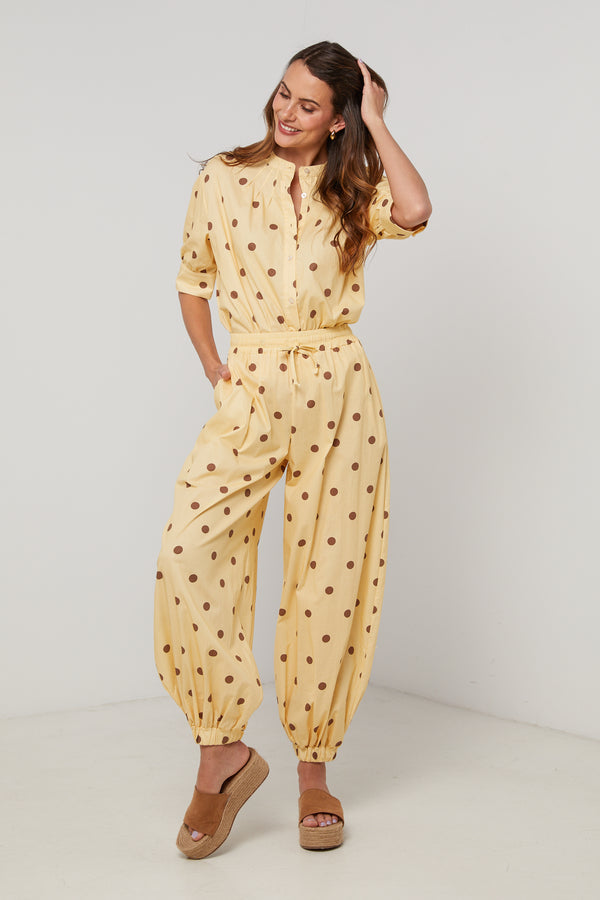 Pantalon - Jaune - Femme