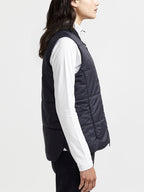 Core Light Padded Sleeveless Jacket - Black - Women
