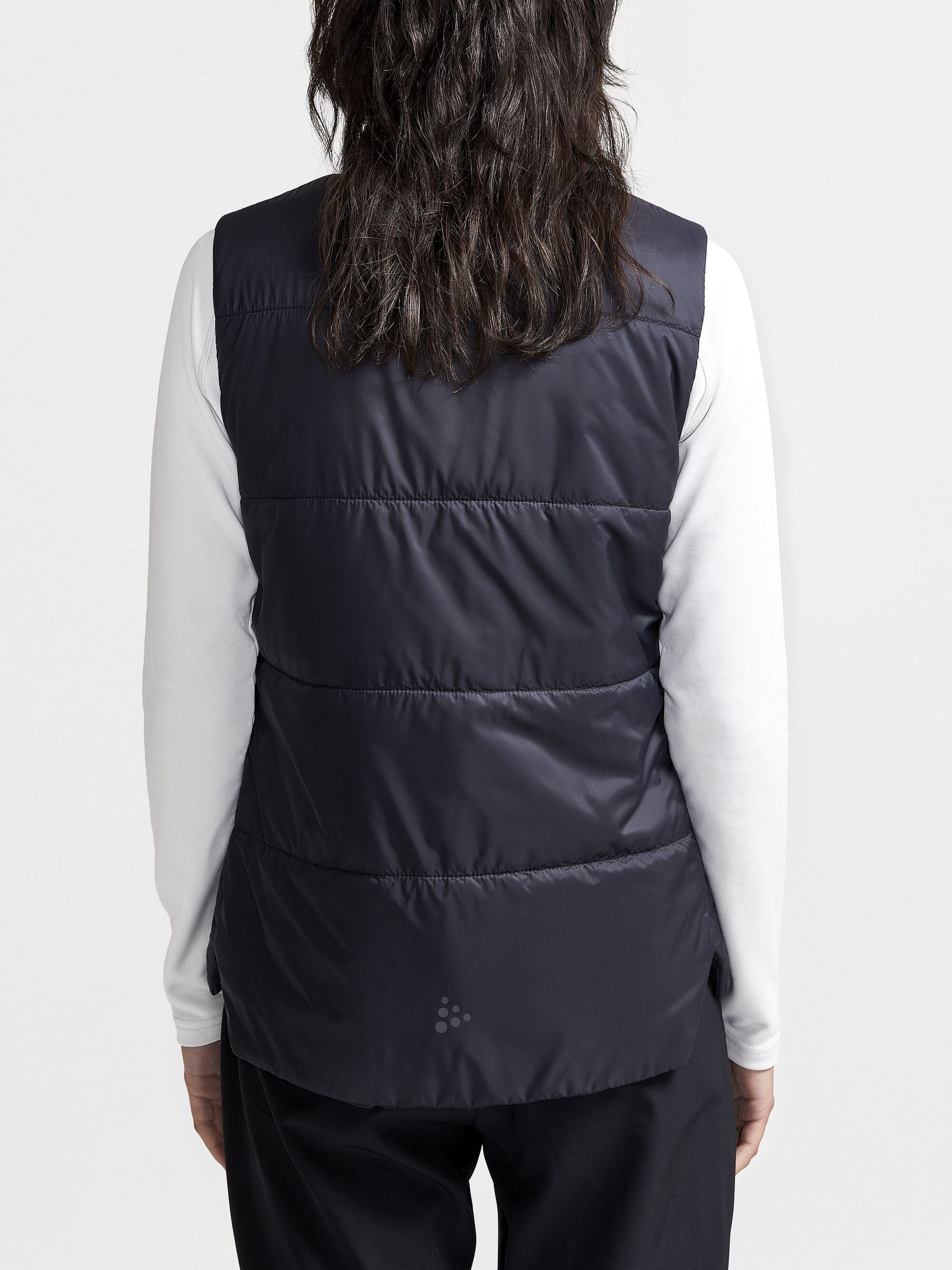 Core Light Padded Sleeveless Jacket - Black - Women