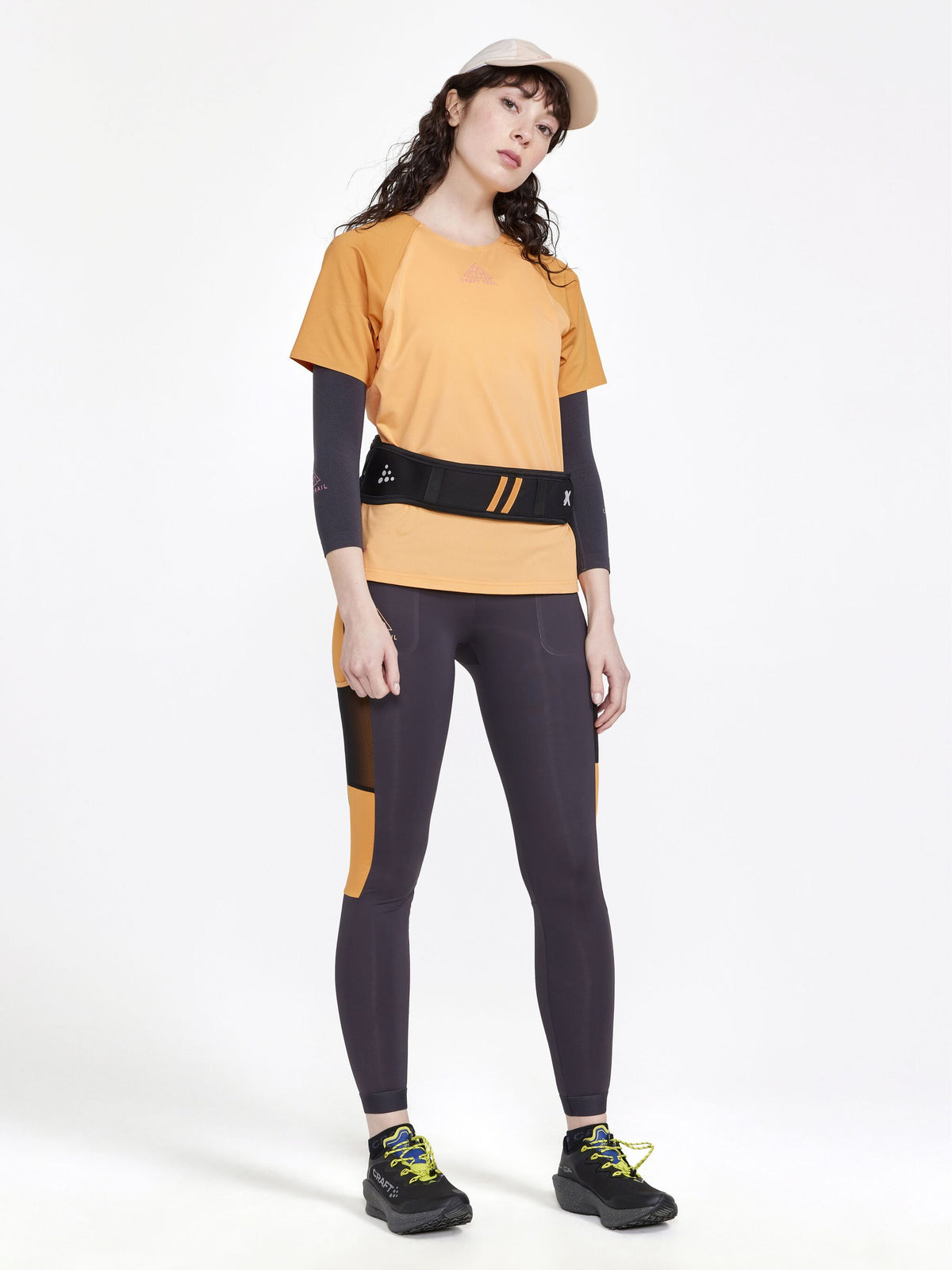Mallas de trail Pro - Slate-Deser - Mujer