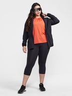 Mallas Capri Adv Essence Plus - Negras - Mujer