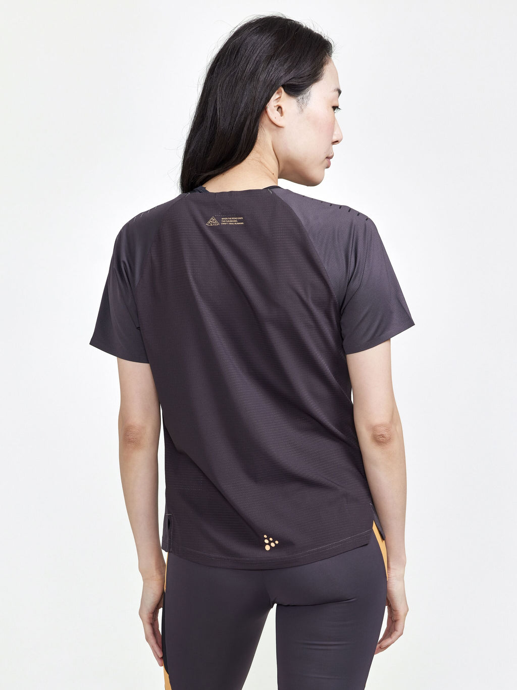 T-Shirt Manches Courtes De Trail Pro - Slate - Femme