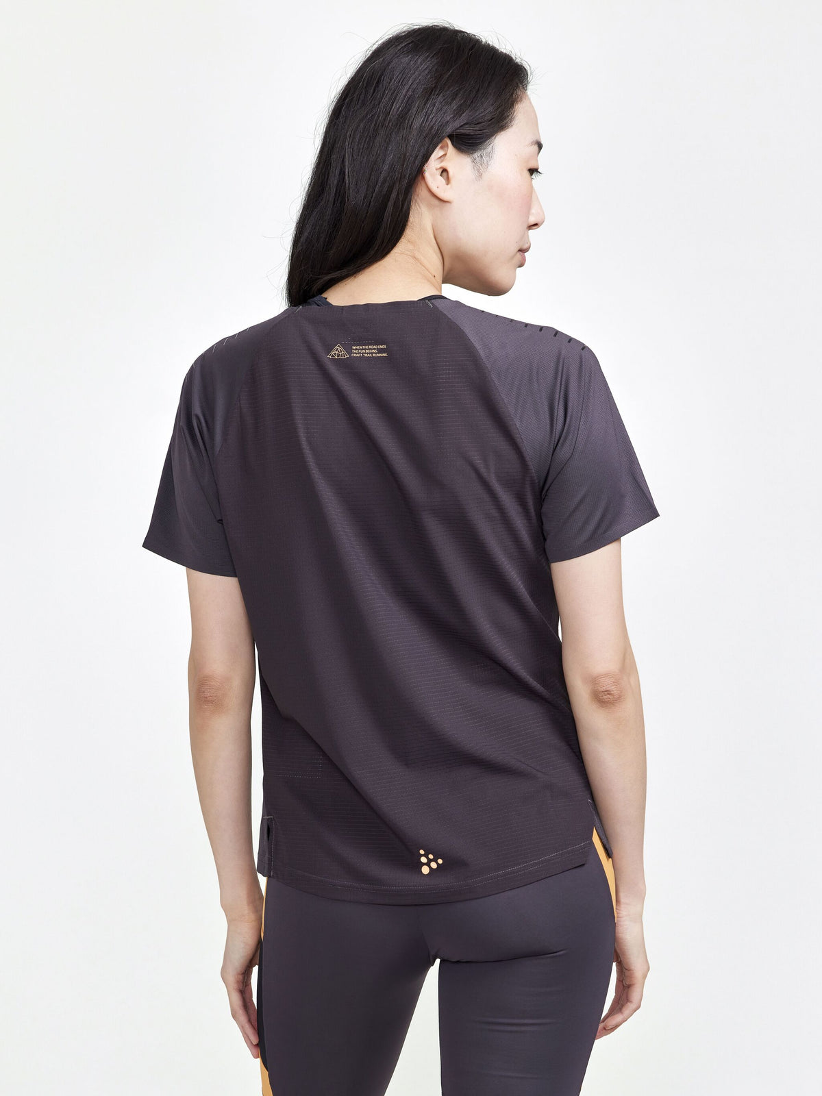 T-Shirt Manches Courtes De Trail Pro - Slate - Femme