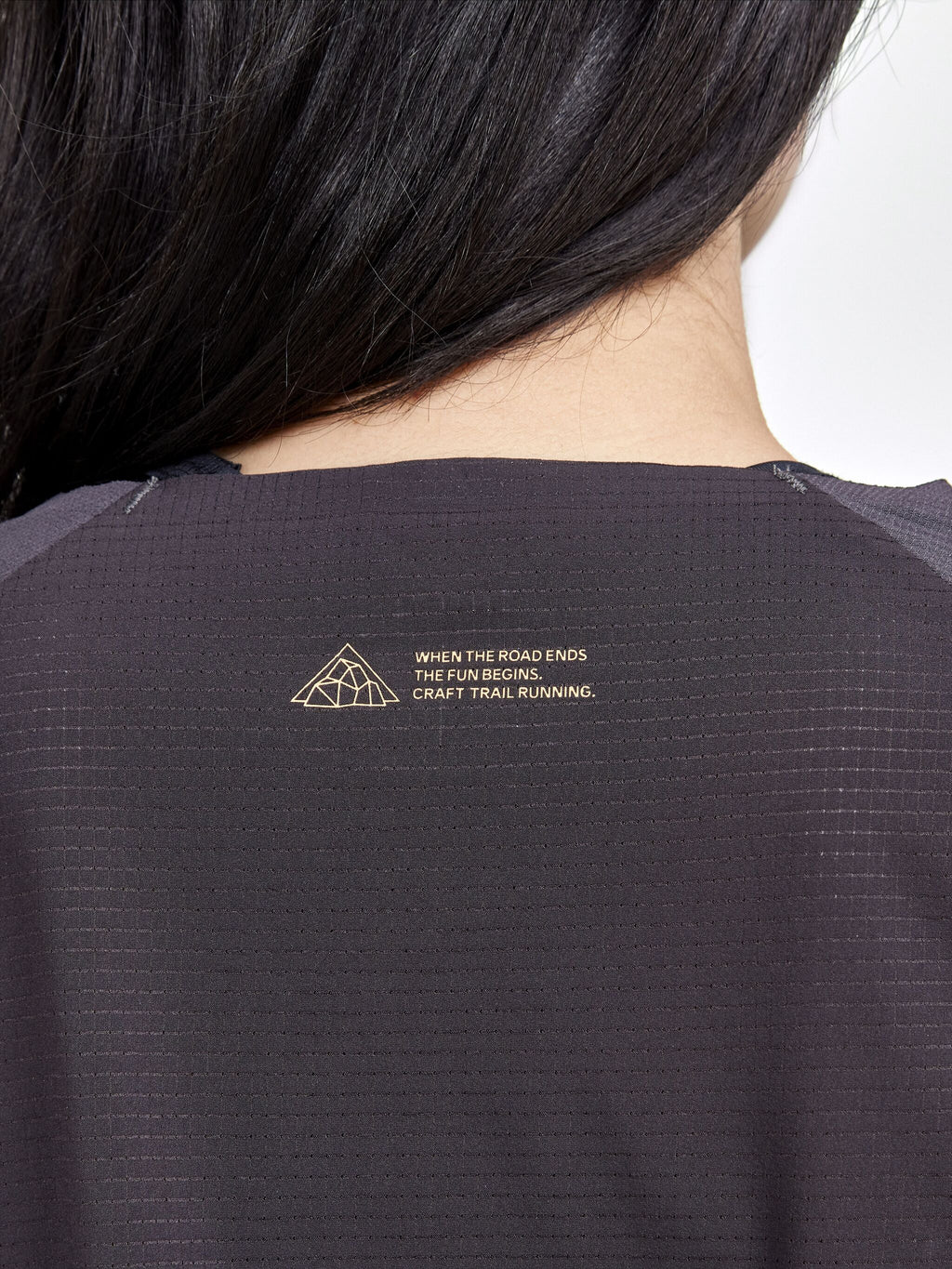 T-Shirt Manches Courtes De Trail Pro - Slate - Femme