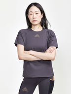 T-Shirt Manches Courtes De Trail Pro - Slate - Femme