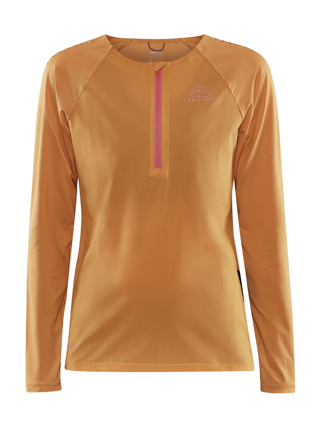 T-Shirt Manches Longues Coupe-Vent De Trail Pro - Desert - Femme