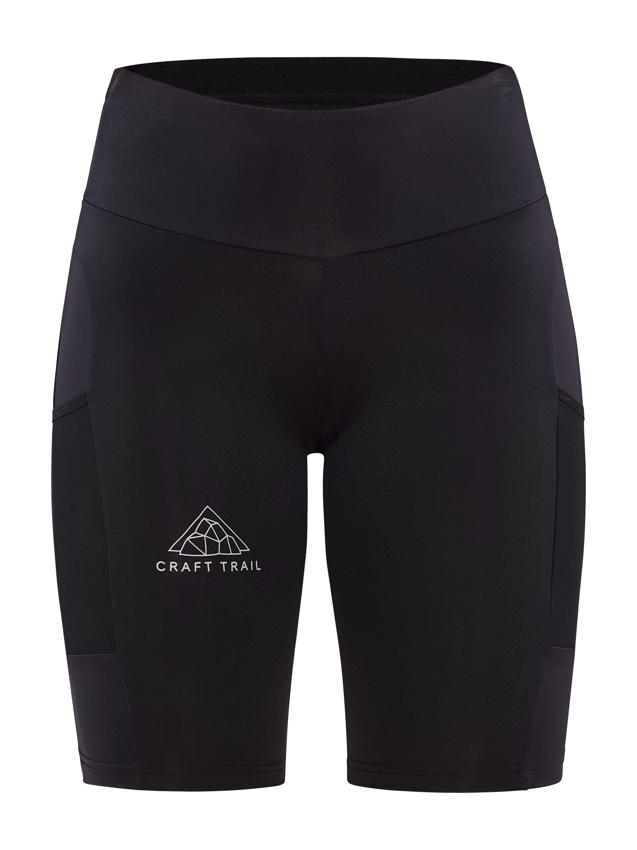Mallas cortas de trail Pro - Negro - Mujer