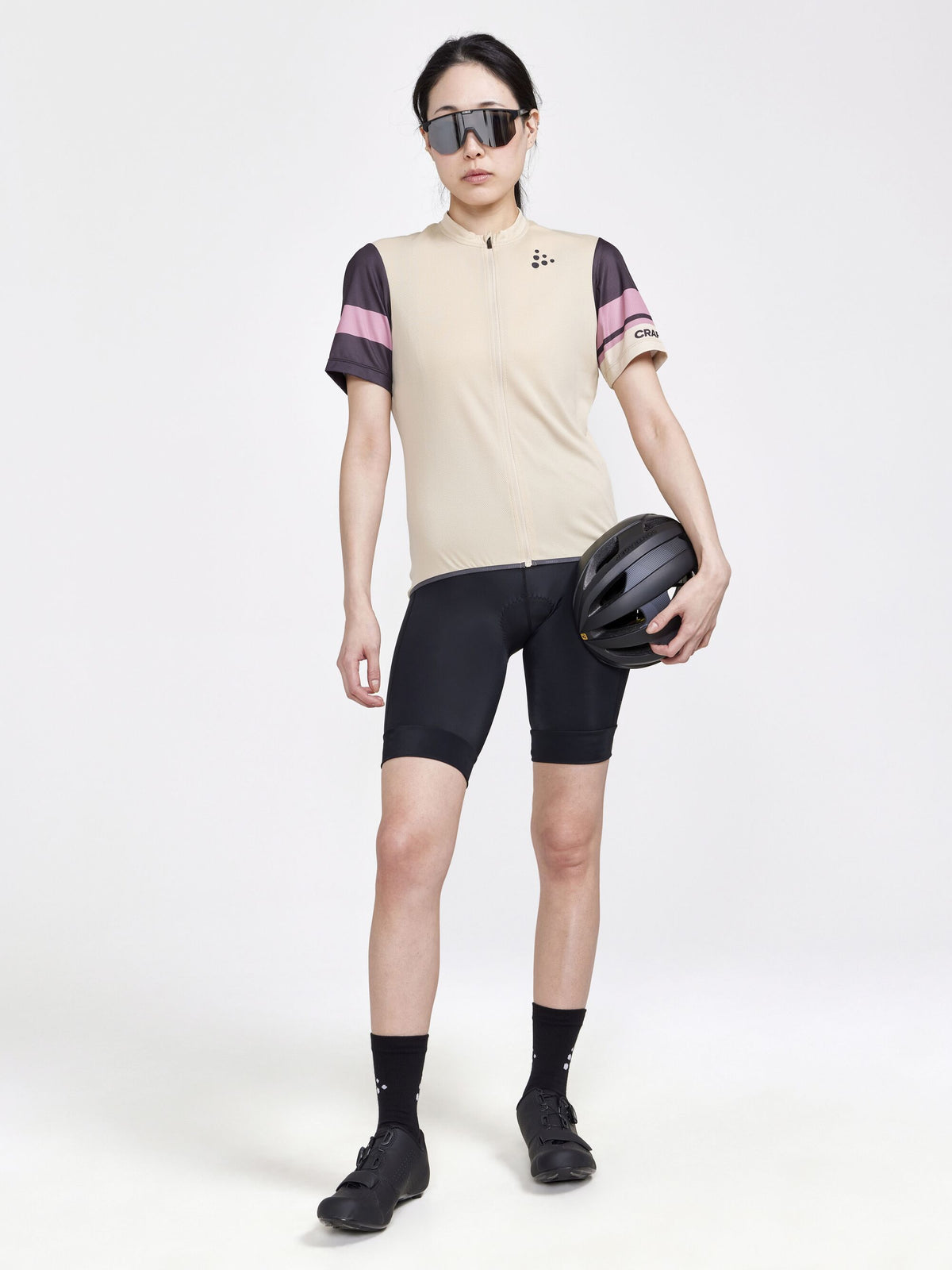 Core Endur Logo Cycling Jersey - Jade - Women