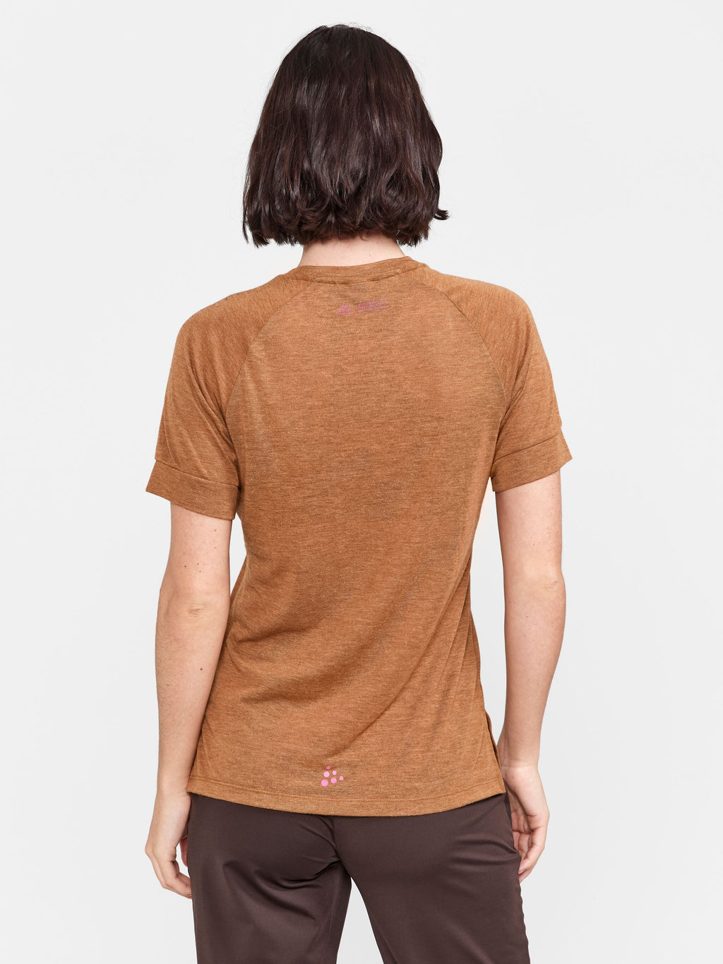 T-Shirt Manches Courtes Laine Adv Trail - Roots- - Femme