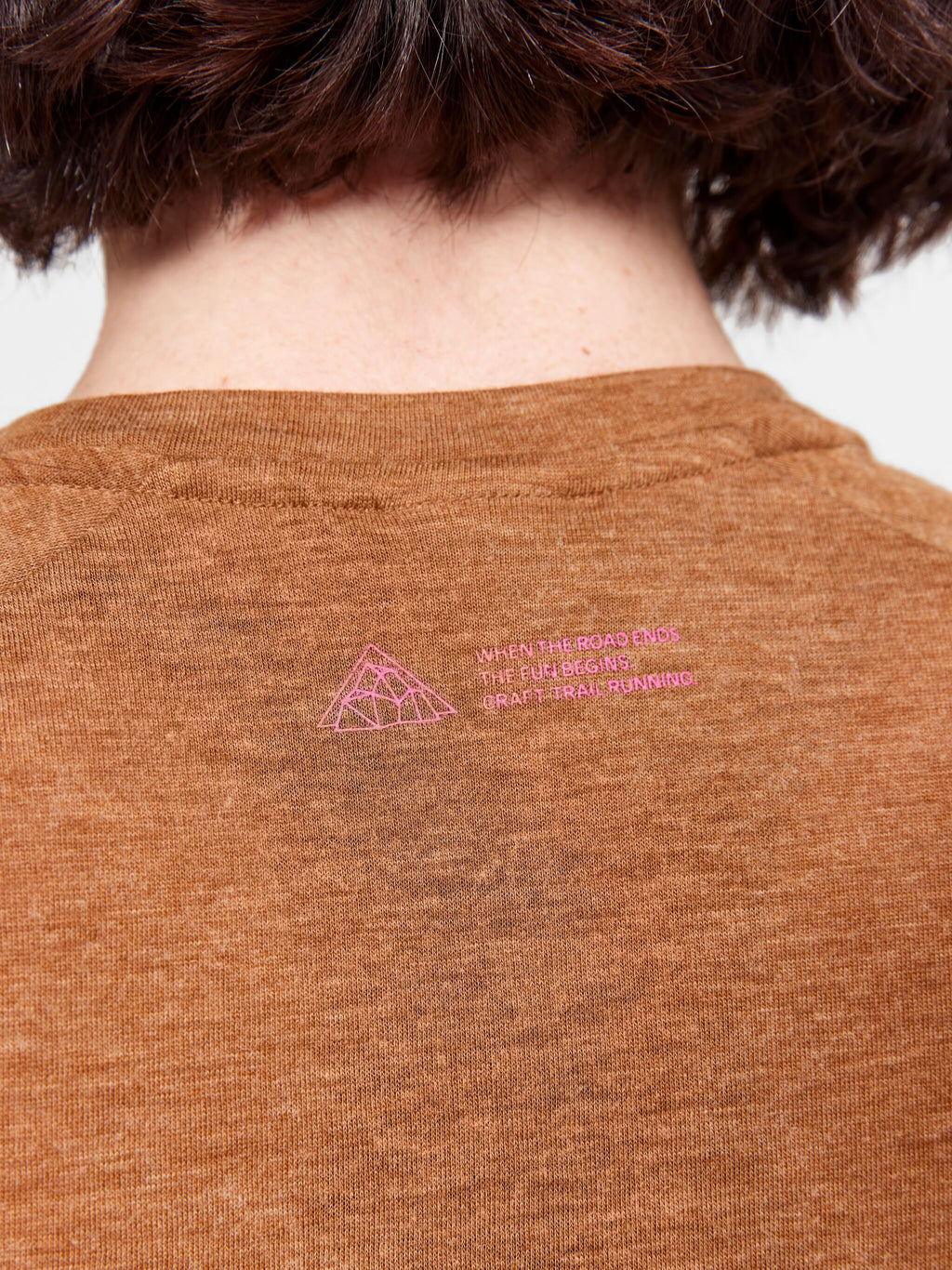 T-Shirt Manches Courtes Laine Adv Trail - Roots- - Femme
