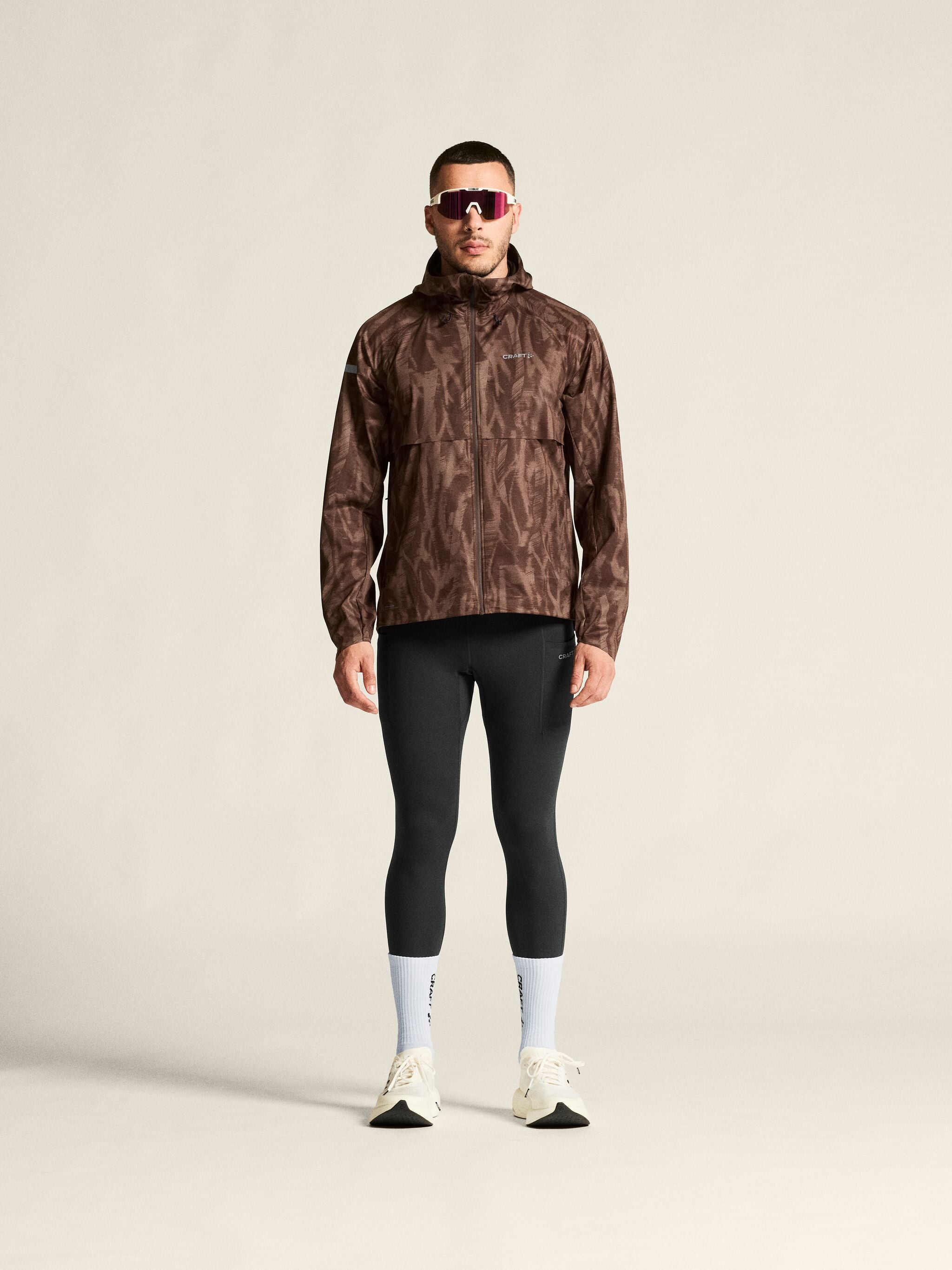 Chaqueta impermeable Pro Hydro 3 - Ciruela/Mul - Hombre