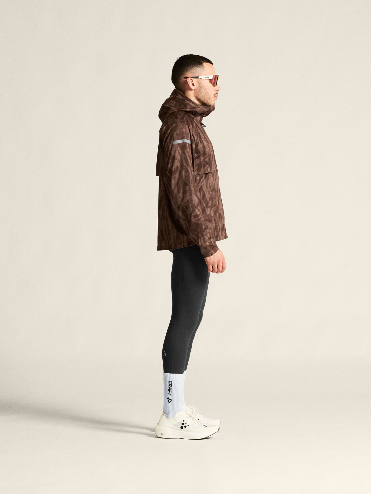 Chaqueta impermeable Pro Hydro 3 - Ciruela/Mul - Hombre