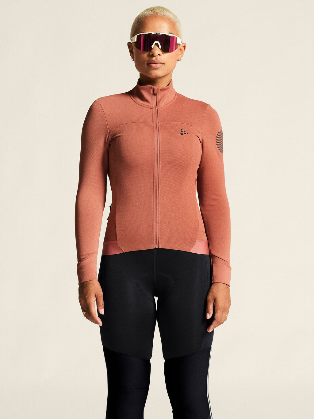 ADV Subz Long-Sleeved Cycling Jersey - Rosy - Women