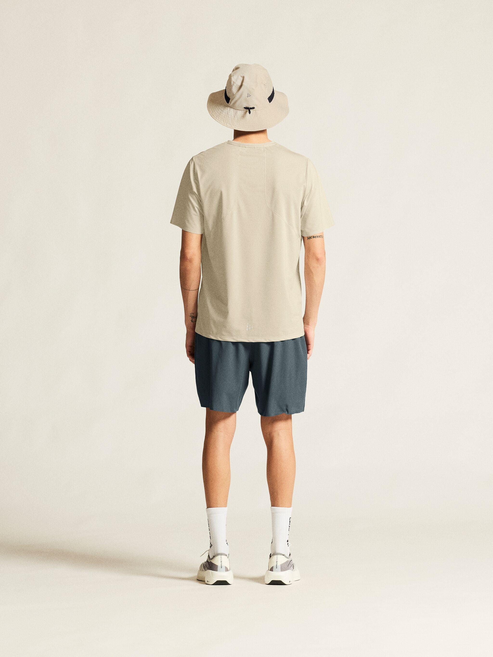 Camiseta de trail Pro 2 de manga corta - Beige - Hombre