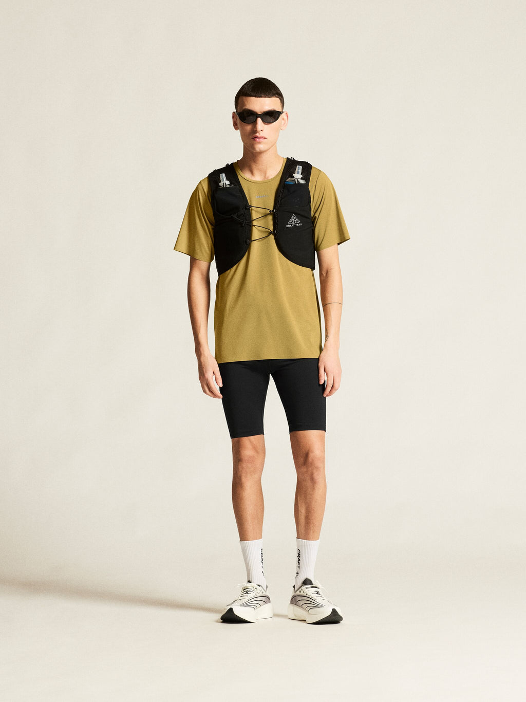 Camiseta de manga corta de trail Pro 2 - Verde - Hombre