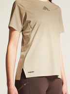 Camiseta de trail Pro 2 de manga corta - Hay - Mujer