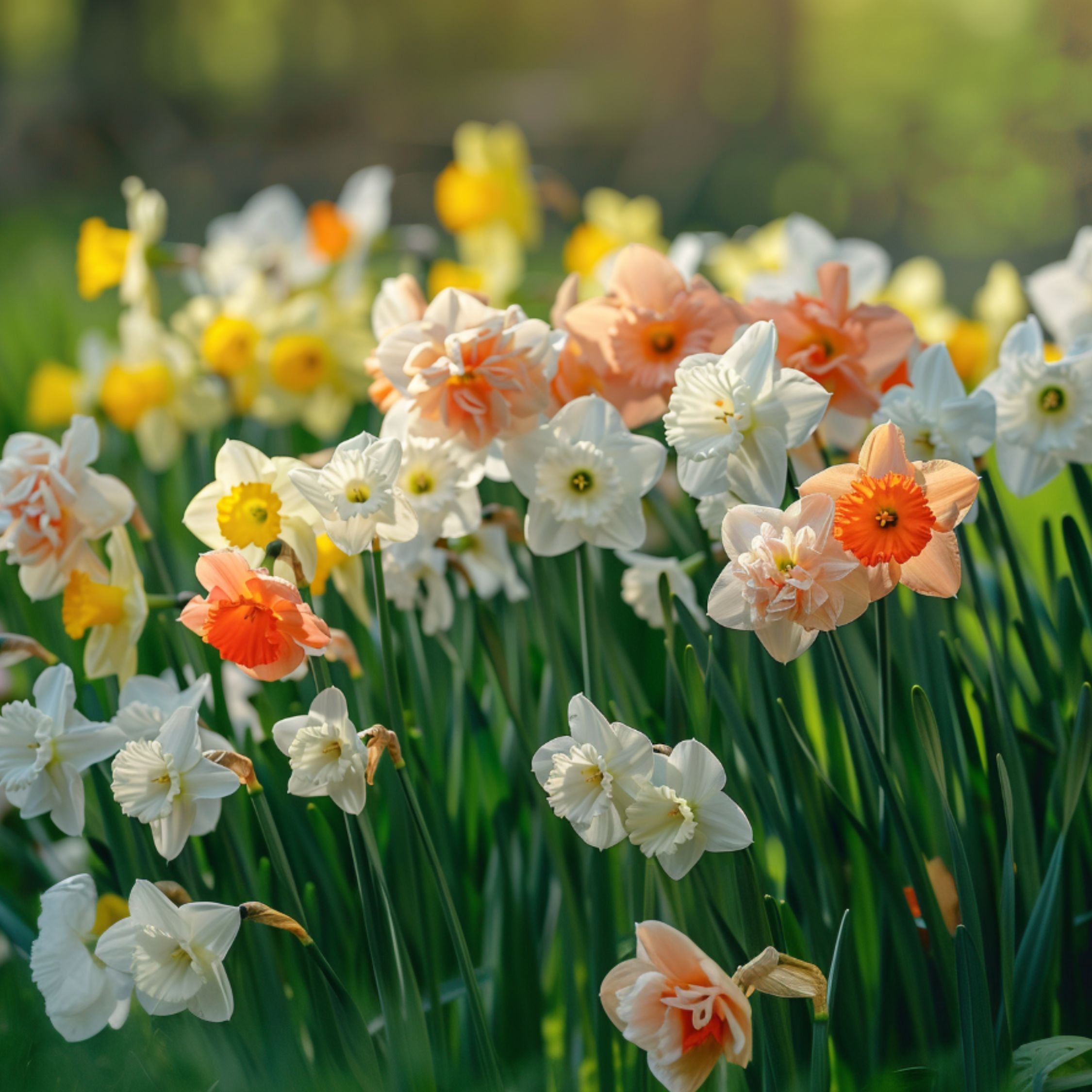 Mix Of 10 Double-Flowered Narcissi – Outdoor Plant