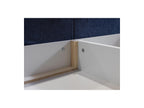 Garance - Ottoman Bed with Pillow-Effect Headboard