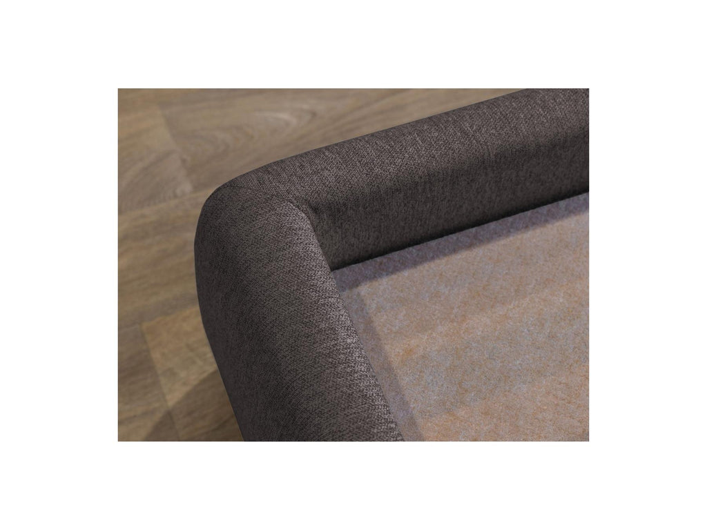 Garance - Ottoman Bed with Pillow-Effect Headboard