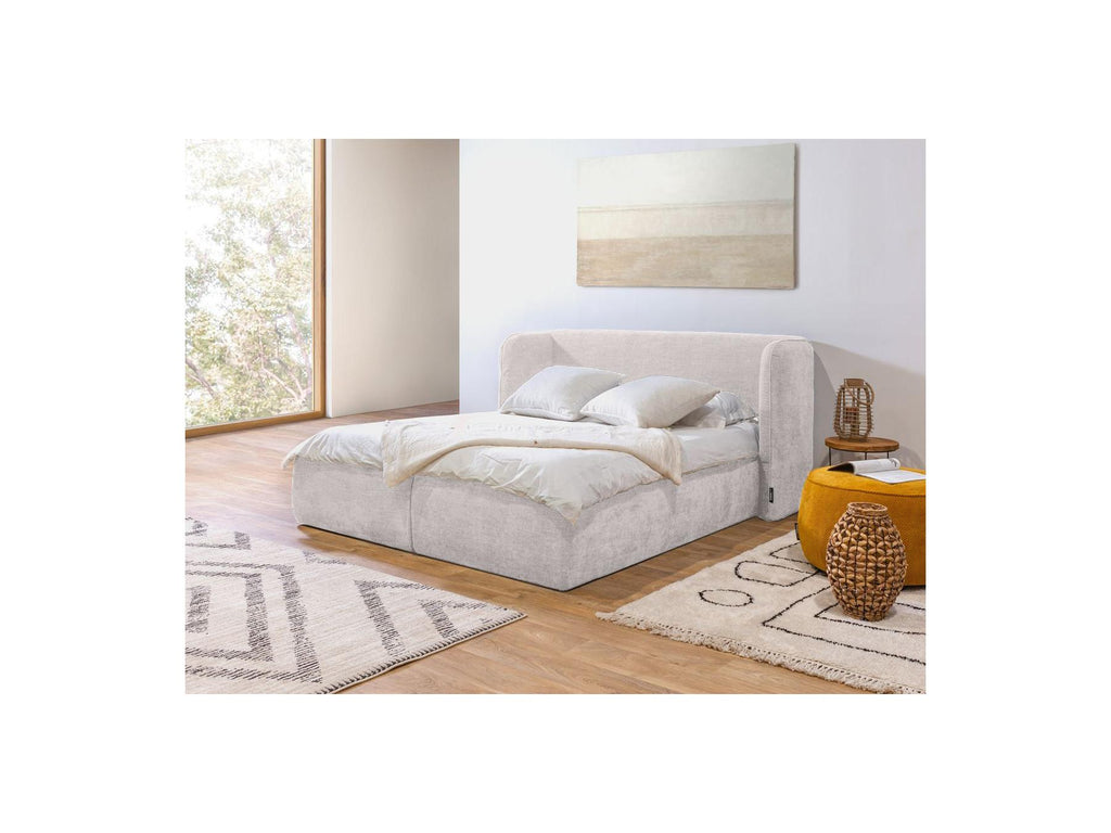 Louise - Cama con arcón con cabecero acolchado