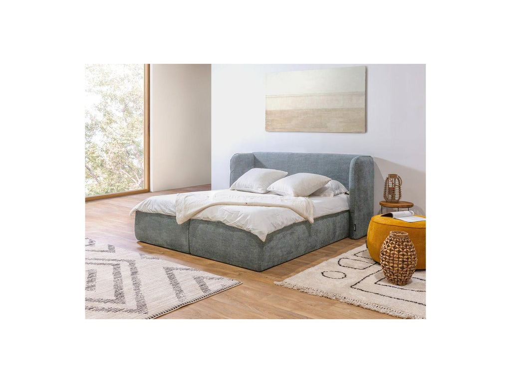 Louise - Cama con arcón con cabecero acolchado