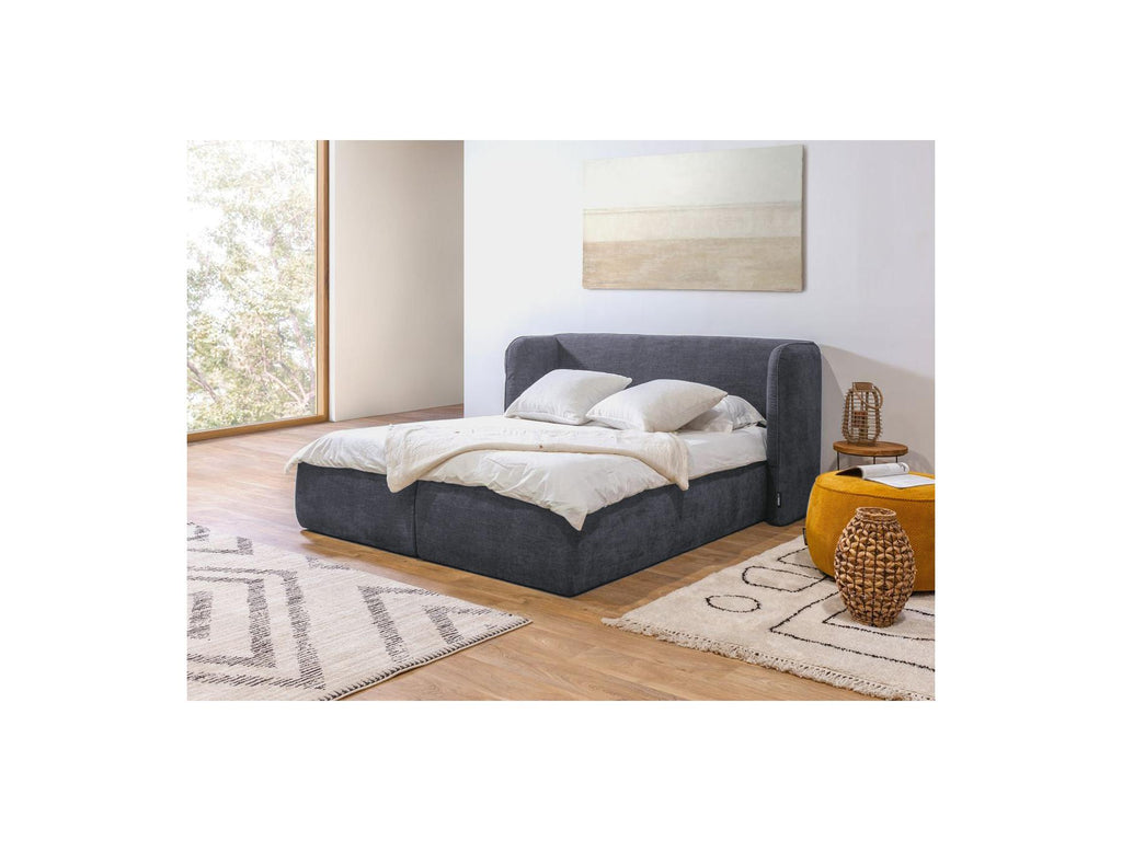 Louise - Cama con arcón con cabecero acolchado
