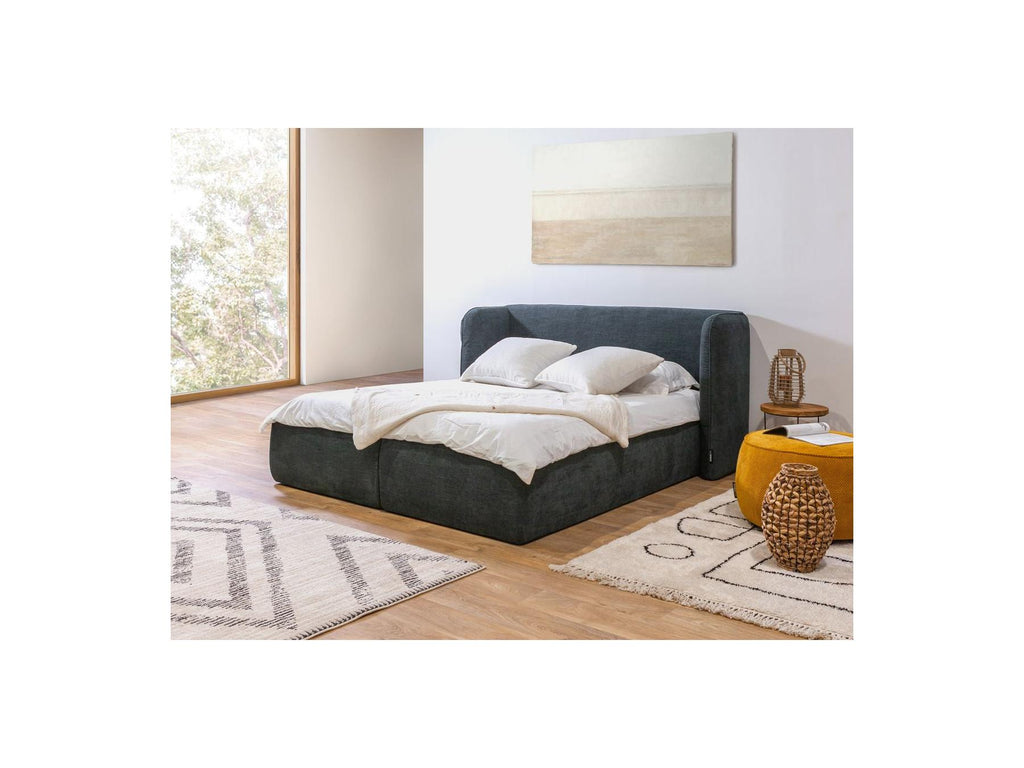 Louise - Cama con arcón con cabecero acolchado