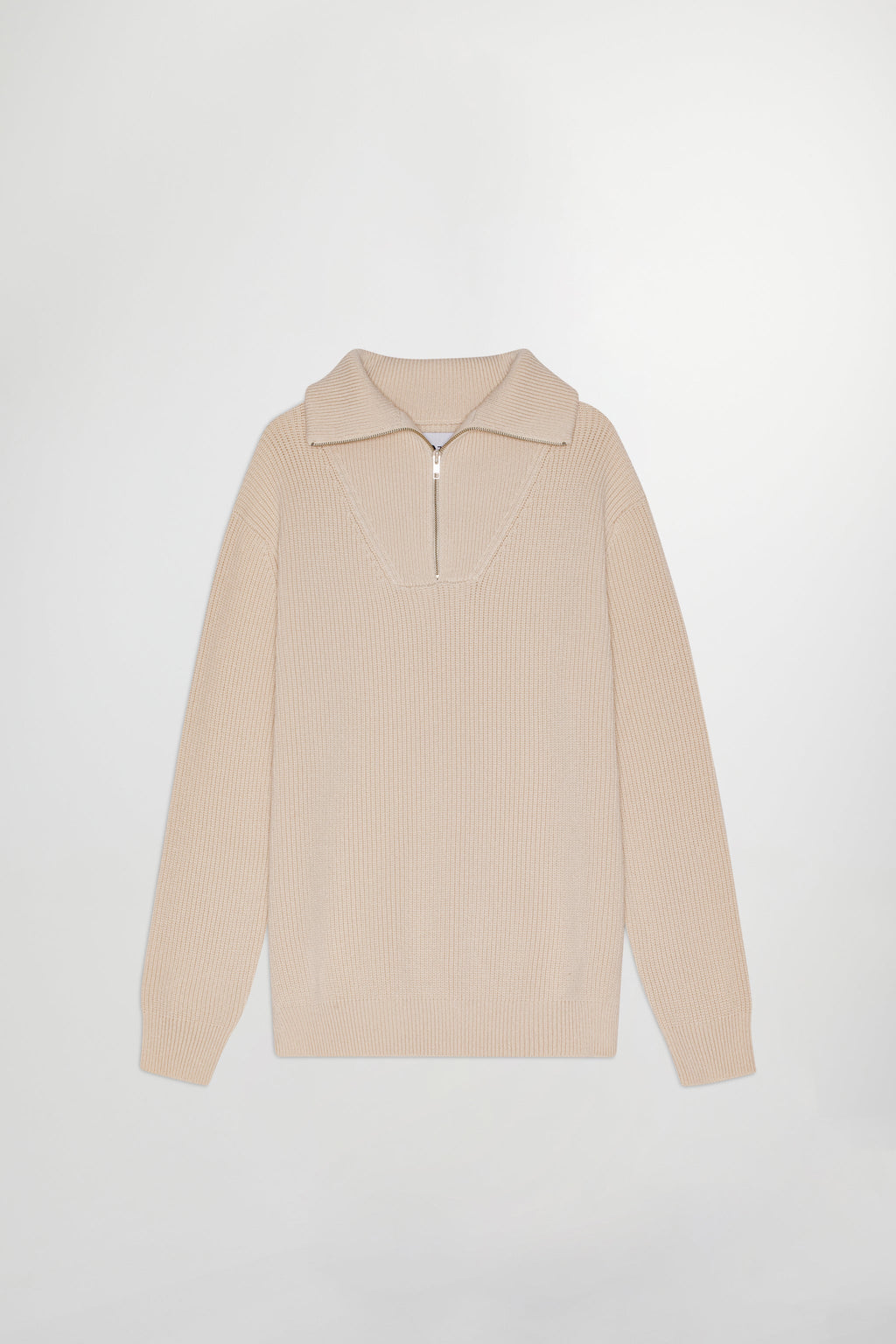 Roman Zip Jumper - Off White