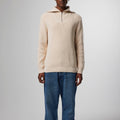 Roman Zip Jumper - Off White