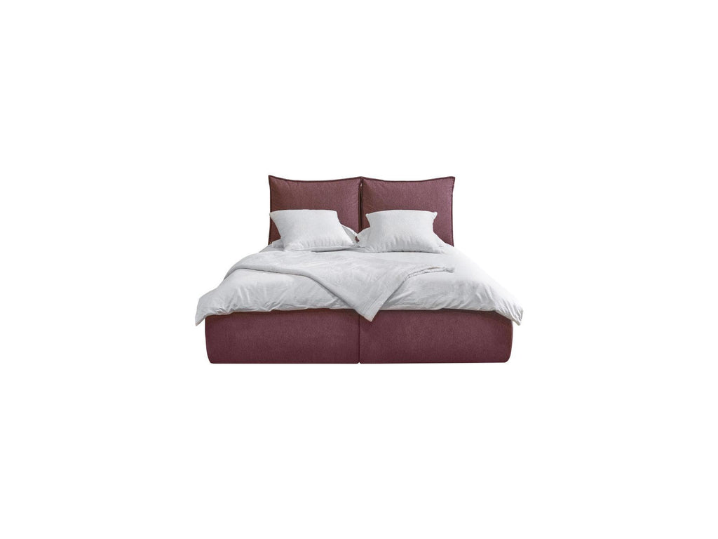 Garance - Ottoman Bed with Pillow-Effect Headboard