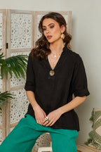 Top - Negro - Mujer