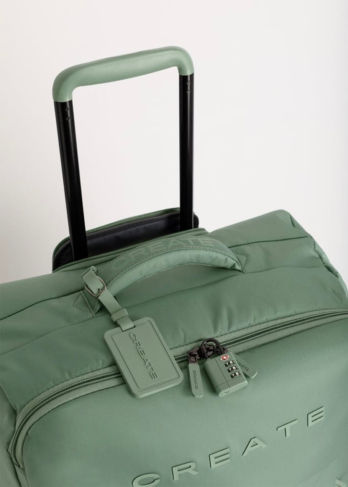 Luggage Studio Soft - Soft Polyester Suitcase with TSA Lock and Multidirectional Wheels - Sage